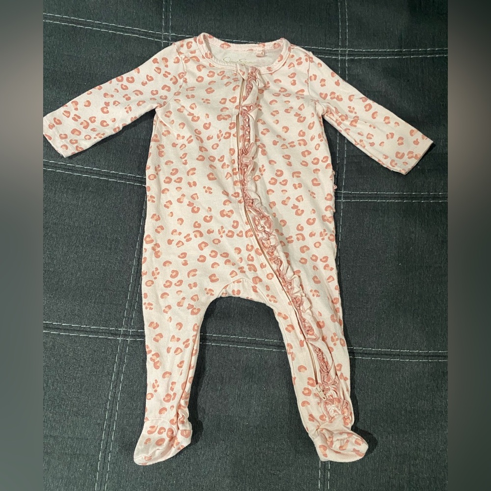 Jessica Simpson 3-6 month baby girl pajamas